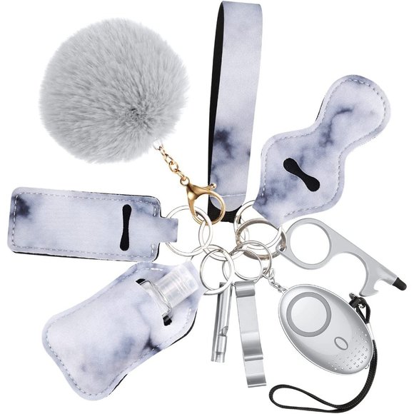Safety Keychain Set for Women and Kids, 10 Pcs Safety Keychain Accessori… - Picture 1 of 12